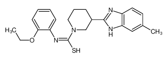 606090-19-1 structure, C22H26N4OS