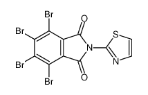 19783-56-3 4,5,6,7-tetrabromo-2-(1,3-thiazol-2-yl)isoindole-1,3-dione