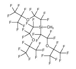 104745-21-3 spectrum, methyl-tris[1,1,2,2-tetrafluoro-2-(1,1,1,2,3,3,3-heptafluoropropan-2-yloxy)ethyl]silane