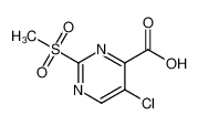 5-氯-2-(甲磺酰基)嘧啶-4-羧酸