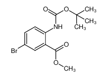 851314-03-9 methyl 5-bromo-2-((tert-butoxycarbonyl)amino)benzoate