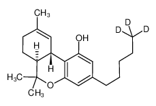 (6aR,10aR)-6a,7,8,10a-四氢-6,6,9-三甲基-3-(戊基-5,5,5-d3)-6H-二苯并[b,d]吡喃-1-醇