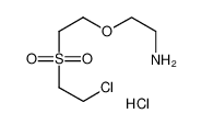 2-[2-(2-chloroethylsulfonyl)ethoxy]ethanamine,hydrochloride 98231-71-1