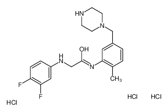 309712-55-8 structure, C20H27Cl3F2N4O