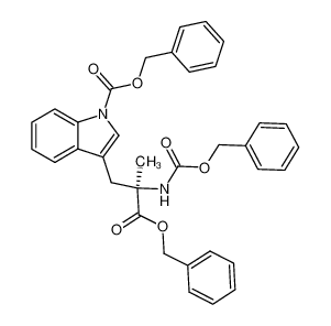 1027058-54-3 spectrum, 3-((R)-2-Benzyloxycarbonyl-2-benzyloxycarbonylamino-propyl)-indole-1-carboxylic acid benzyl ester