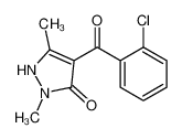 37704-90-8 4-(2-chlorobenzoyl)-2,5-dimethyl-1H-pyrazol-3-one