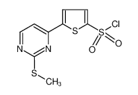 5-(2-甲基硫代嘧啶-4-基)噻吩-2-磺酰氯