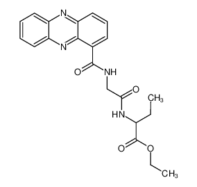 2-{[N-(phenazine-1-carbonyl)-glycyl]-amino}-butyric acid ethyl ester