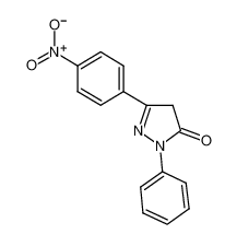 5-(4-nitrophenyl)-2-phenyl-4H-pyrazol-3-one 34320-83-7