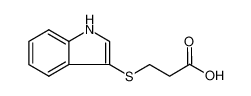 3-(1H-indol-3-ylsulfanyl)propanoic acid 80412-20-0