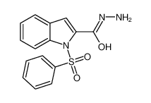 1-(benzenesulfonyl)indole-2-carbohydrazide 540740-51-0