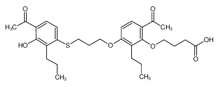 125961-82-2 structure, C29H38O7S