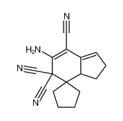 21369-33-5 5-aminospiro[2,7a-dihydro-1H-indene-7,1'-cyclopentane]-4,6,6-tricarbonitrile