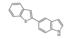 5-(1-benzothiophen-2-yl)-1H-indole 885273-14-3