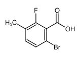 methyl 6-bromo-2-fluoro-3-methylbenzoic acid 743466-98-0