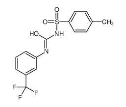 1-(4-methylphenyl)sulfonyl-3-[3-(trifluoromethyl)phenyl]urea 5365-63-9