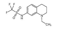 N-(1-ethyl-3,4-dihydro-2H-quinolin-7-yl)-1,1,1-trifluoromethanesulfonamide 848080-31-9