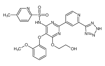 180384-56-9 structure, C25H23N9O6S