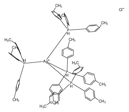 38705-30-5 tetrakis(tri-p-tolyl-5-phosphanyl)silver(V) chloride