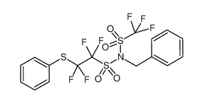 1002723-99-0 N-benzyl-N-(trifluoromethanesulfonyl)-2-(phenylsulfanyl)-1,1,2,2-tetrafluoroethanesulfonamide