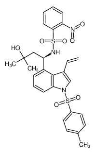 1070913-05-1 spectrum, (R)-N-(3-hydroxy-3-methyl-1-(1-tosyl-3-vinyl-1H-indol-4-yl)butyl)-2-nitrobenzenesulfonamide