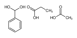 85337-11-7 acetic acid,phenylmethanediol,propanoic acid