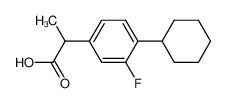 74647-97-5 spectrum, 2-(4-cyclohexyl-3-fluorophenyl)propanoic acid