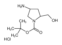 (2S,4S)-tert-Butyl 4-amino-2-(hydroxymethyl)pyrrolidine-1-carboxylate hydrochloride 1217803-39-8