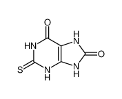 15986-31-9 structure, C5H4N4O2S