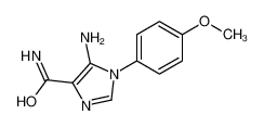 5-amino-1-(4-methoxyphenyl)imidazole-4-carboxamide 93270-70-3