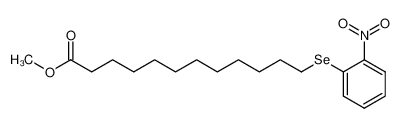 108545-36-4 methyl 12-((2-nitrophenyl)selanyl)dodecanoate