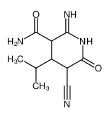 91060-22-9 5-cyano-2-imino-4-isopropyl-6-oxo-piperidine-3-carboxylic acid amide