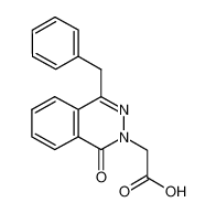 2-(4-benzyl-1-oxophthalazin-2-yl)acetic acid 114897-85-7