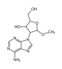 4-(6-aminopurin-9-yl)-2-(hydroxymethyl)-5-methoxyoxolan-3-ol