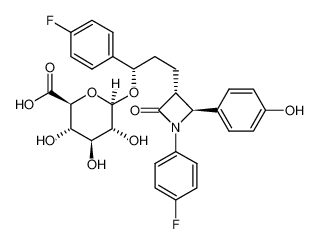 Ezetimibe Hydroxy β-D-Glucuronide 536709-33-8