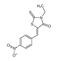 89411-09-6 (5Z)-3-ethyl-5-[(4-nitrophenyl)methylidene]-2-sulfanylidene-1,3-thiazolidin-4-one