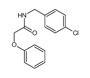 18861-22-8 N-[(4-chlorophenyl)methyl]-2-phenoxyacetamide