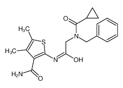 606110-32-1 structure, C20H23N3O3S