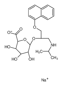 87144-73-8 structure, C22H28NNaO8