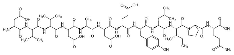 96249-43-3 structure, C61H93N13O23