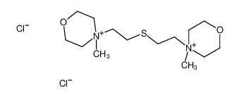 67238-89-5 4-methyl-4-[2-[2-(4-methylmorpholin-4-ium-4-yl)ethylsulfanyl]ethyl]morpholin-4-ium,dichloride