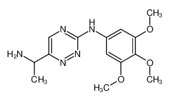 6-[(1S)-1-aminoethyl]-N-(3,4,5-trimethoxyphenyl)-1,2,4-triazin-3-amine 774460-88-7