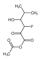 acetyl 3-fluoro-4-hydroxy-5-methyl-2-oxohexanoate 685-75-6