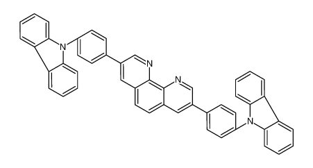 1,10-Phenanthroline, 3,8-bis[4-(9H-carbazol-9-yl)phenyl]- 888026-72-0