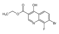 ethyl 7-bromo-8-fluoro-4-hydroxyquinoline-3-carboxylate 1445790-69-1