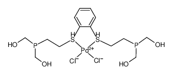 188107-69-9 structure, C14H26Cl2O4P2PdS2