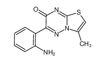 6-(2-氨基苯基)-3-甲基-7H-[1,3]噻唑并[3,2-b][1,2,4]三嗪-7-酮