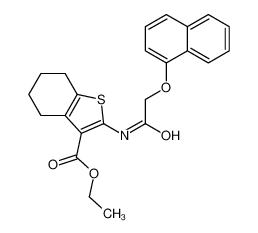 443896-83-1 structure, C23H23NO4S