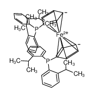 726205-34-1 structure, C46H44FeP2