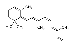 (6E)-6-[(2E,4E,6E)-3,7-dimethylnona-2,4,6,8-tetraenylidene]-1,5,5-trimethylcyclohexene 1224-78-8